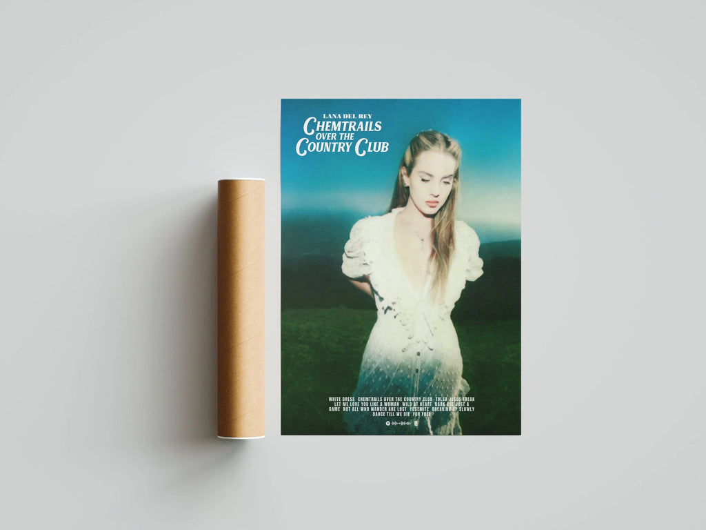 Lana Del Rey Music Album Canvas Poster – Aesthetic Wall Art for Home Decor