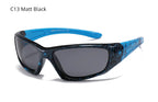 Polarized Spider Web Kids Sunglasses – UV400 Outdoor Sport Shades for 3-9y