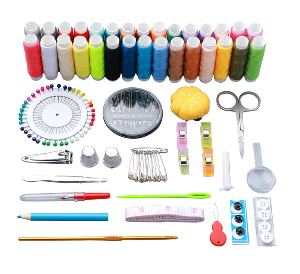Portable Sewing Kit – Complete Tool Set for DIY Handwork and Travel Repairs