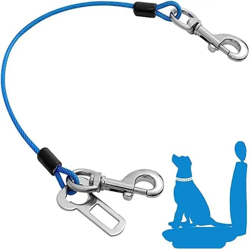 Chew-Proof Dog Car Harness – Durable Safety Seat Belt for Travel