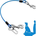 Chew-Proof Dog Car Harness – Durable Safety Seat Belt for Travel