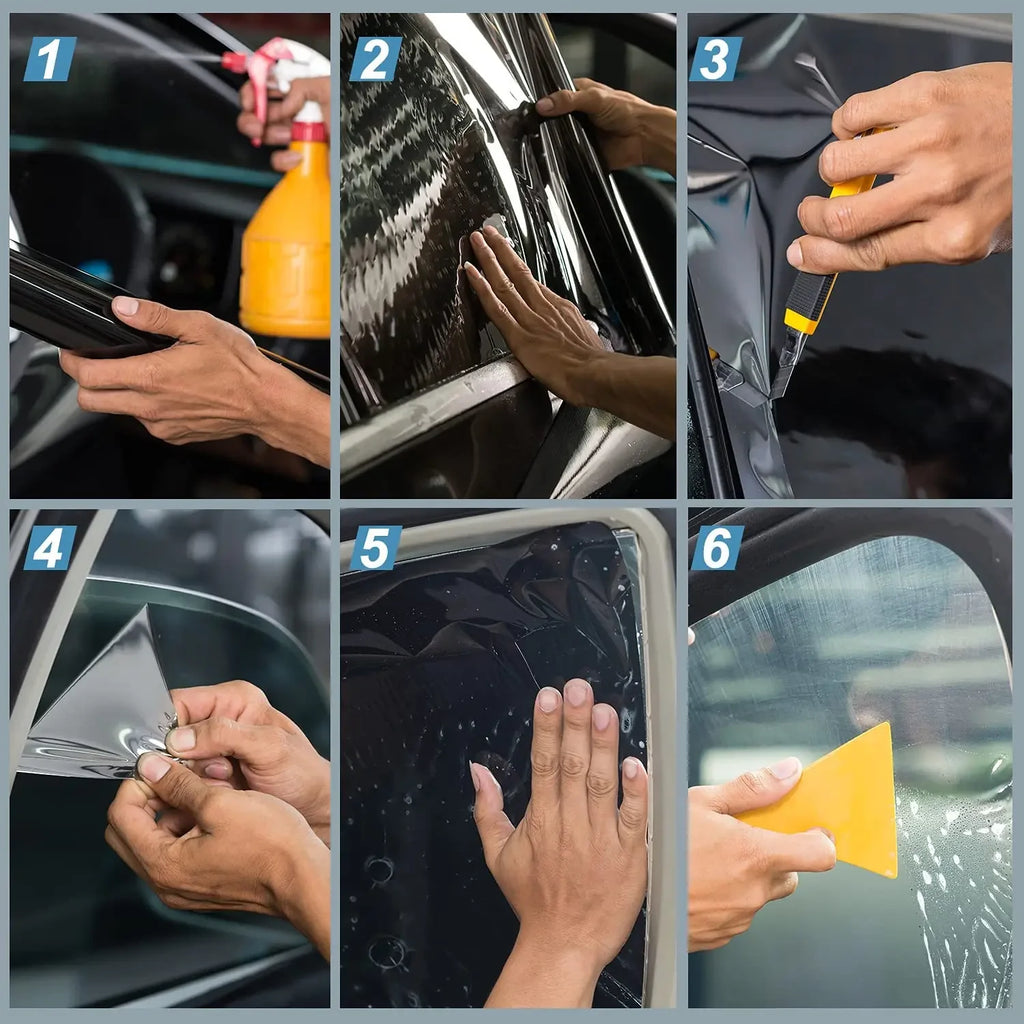Car Window Tint Film – UV Blocking Privacy Shade for Auto Windshield