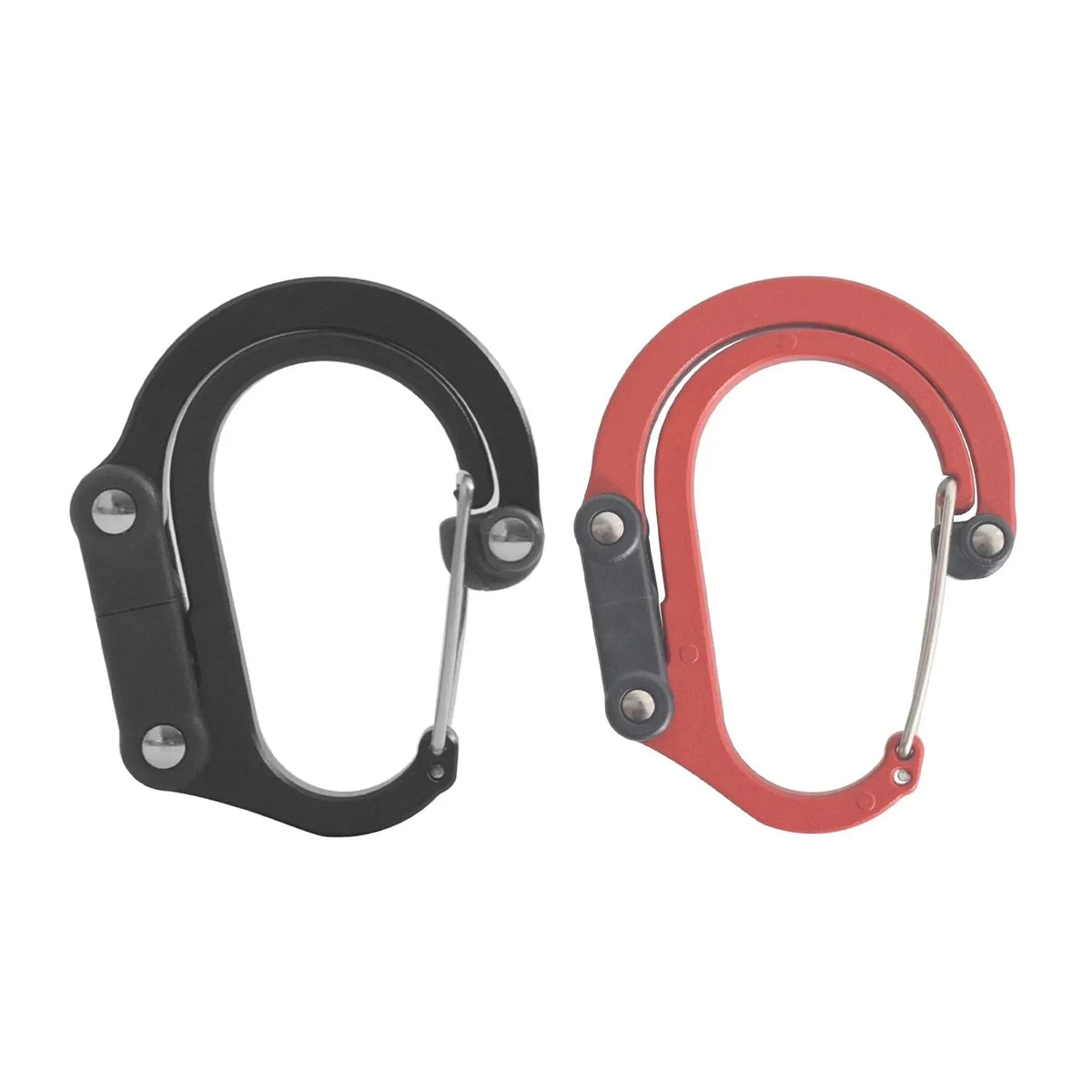Rotating Hybrid Gear Clip – Heavy Duty Carabiner for Camping and Hiking