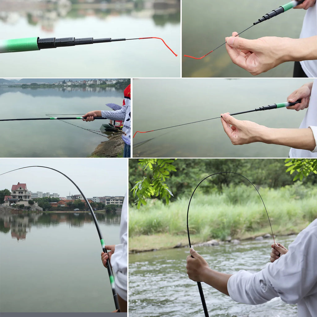 Telescopic Carp Fishing Rod – Lightweight Portable Pole for Outdoor Angling
