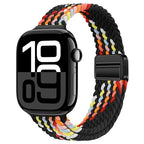 Braided Nylon Loop Watch Band – Magnetic Adjustable Bracelet for Apple iWatch