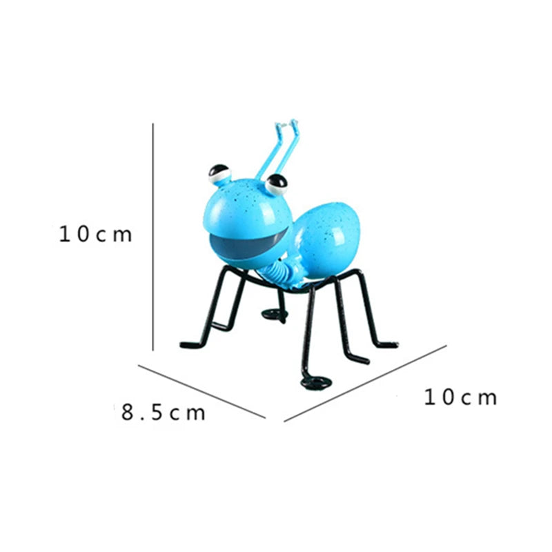 Metal Ant Wall Sculptures – Decorative Insect Art for Garden and Home Decor