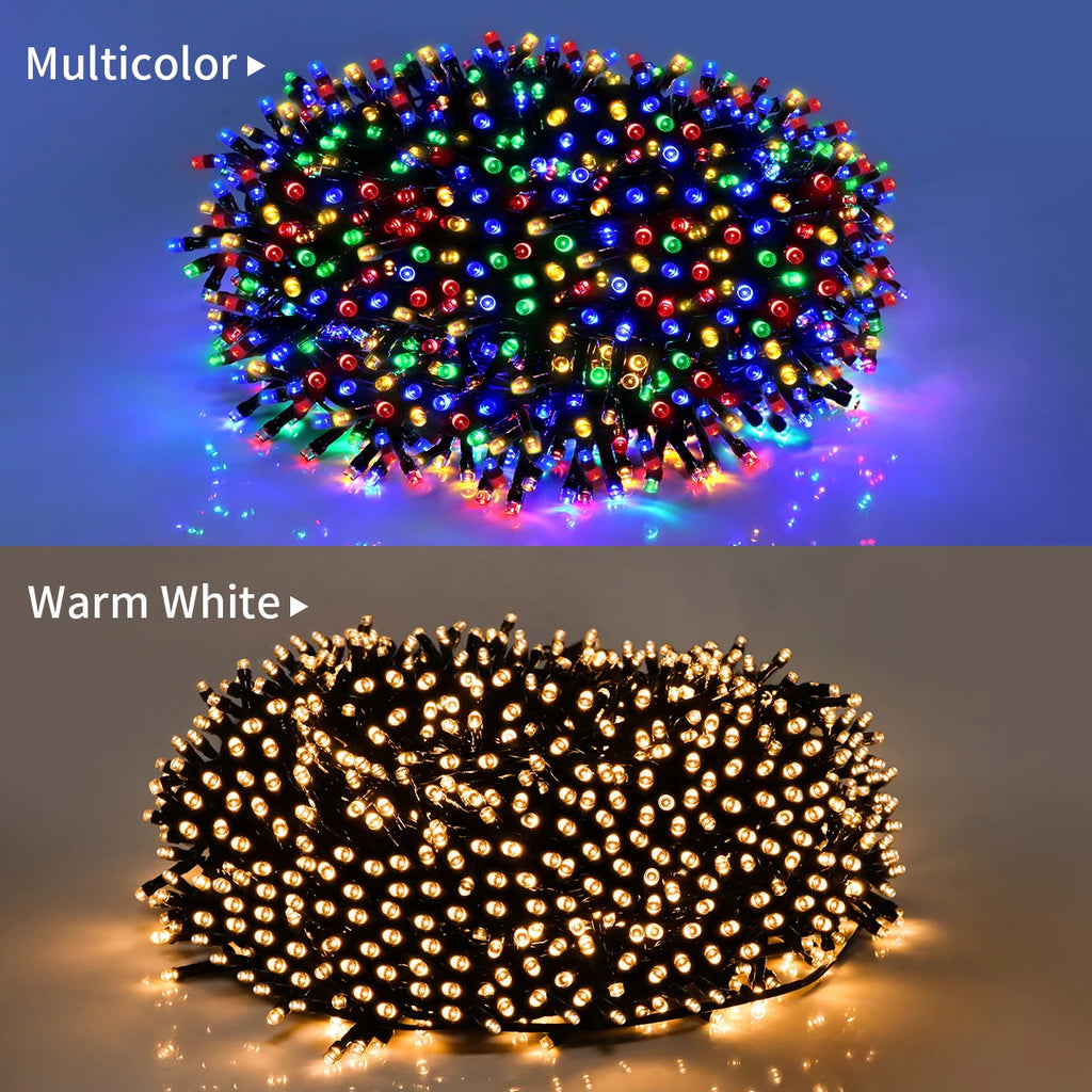 LED Fairy String Lights – Waterproof Garland for Indoor Outdoor Decor