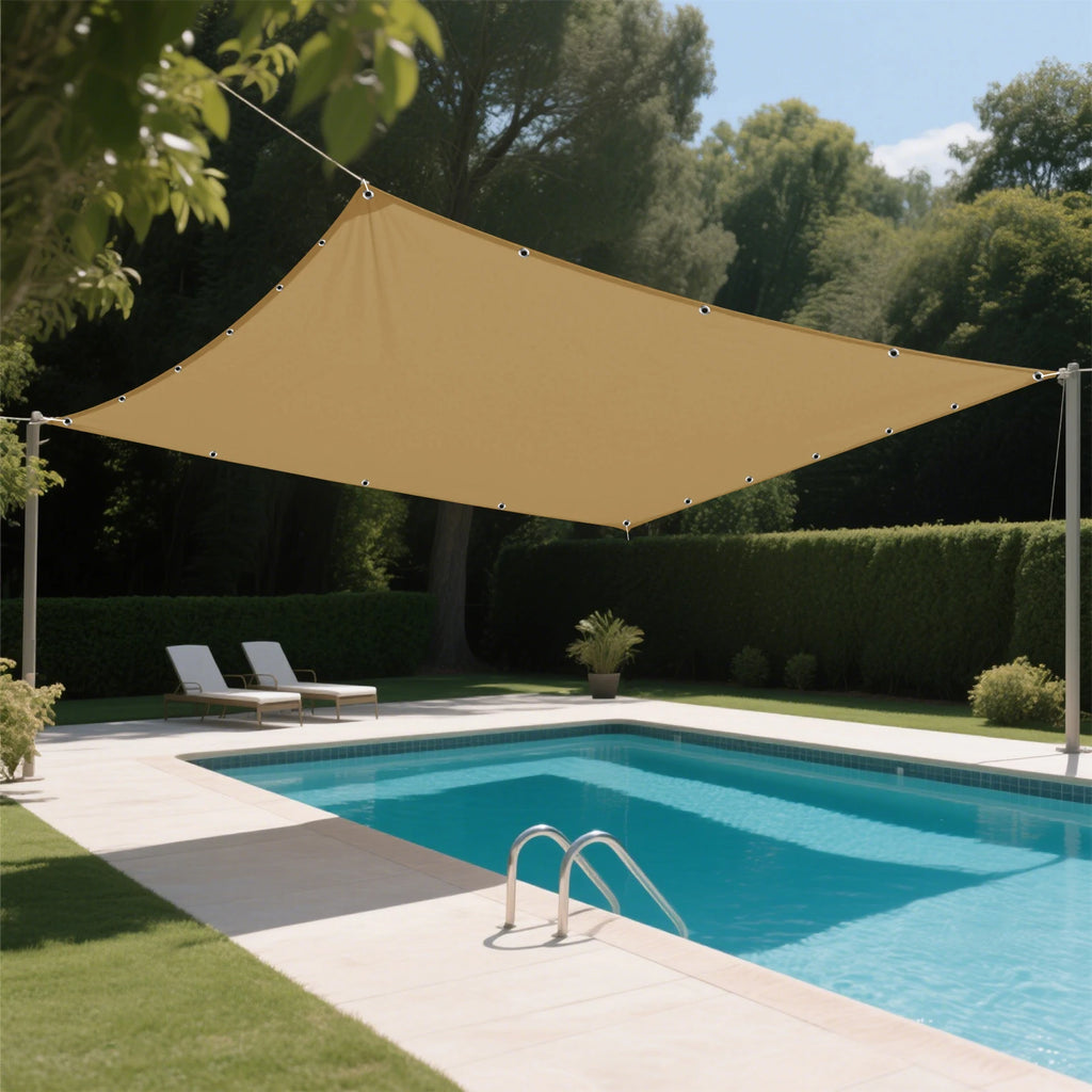 Waterproof Sun Shade Sail – UV Block Canopy for Garden Patio and Camping