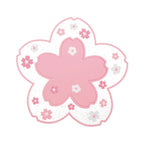 Sakura Cherry Blossom Coaster – Silicone Heat Insulation Mat for Tea Mugs