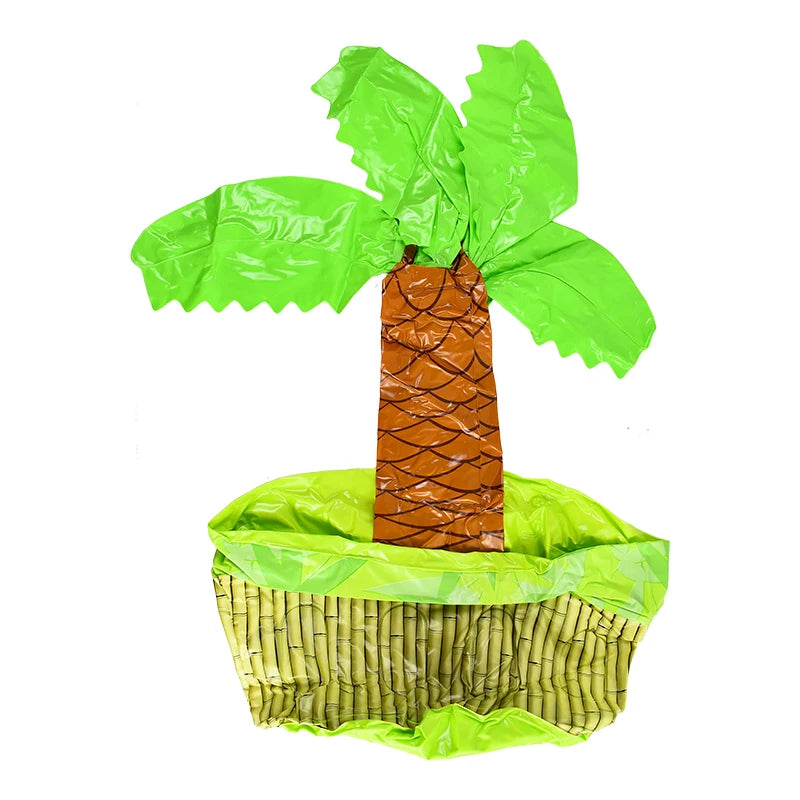Inflatable Palm Tree Ice Bucket – Tropical Cooler for Beach Pool Parties