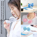 Rechargeable Neck Fan – Portable 3-Speed Hands-Free Cooling for Sports