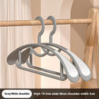 Non-Slip Plastic Hangers – Thick Wide Shoulder Drying Rack for Home Wardrobe