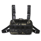 Camo Fishing Tackle Chest Bag – Utility Vest Pack for Outdoor Hunting