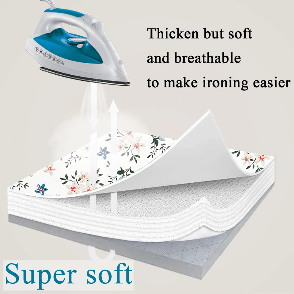 Ironing Board Cover 140x50cm – Scorch Resistant Felt Pad for Home Laundry