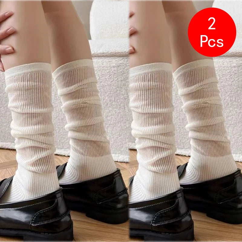 Lace Lolita Knee Socks – Thin Breathable Hosiery for Casual Cosplay Outfits