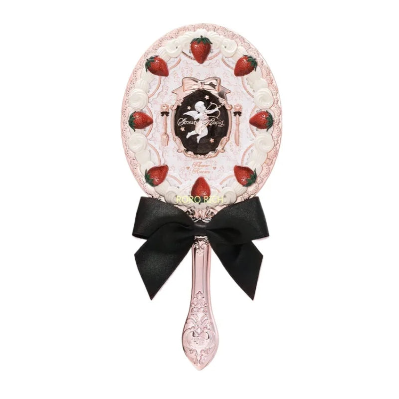 Flower Knows Swan Ballet Handheld Mirror – Vintage Makeup Accessory for Cosplay