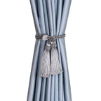 Gold Tassel Curtain Tiebacks – Braided Polyester Rope for Home Decoration
