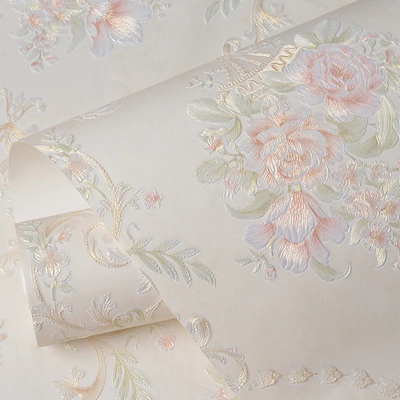 Self-Adhesive 3D Floral Wallpaper – Thickened Wall Decor for Bedroom Living Room