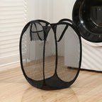 Collapsible Mesh Laundry Basket – Portable Hamper for Clothes and Toys