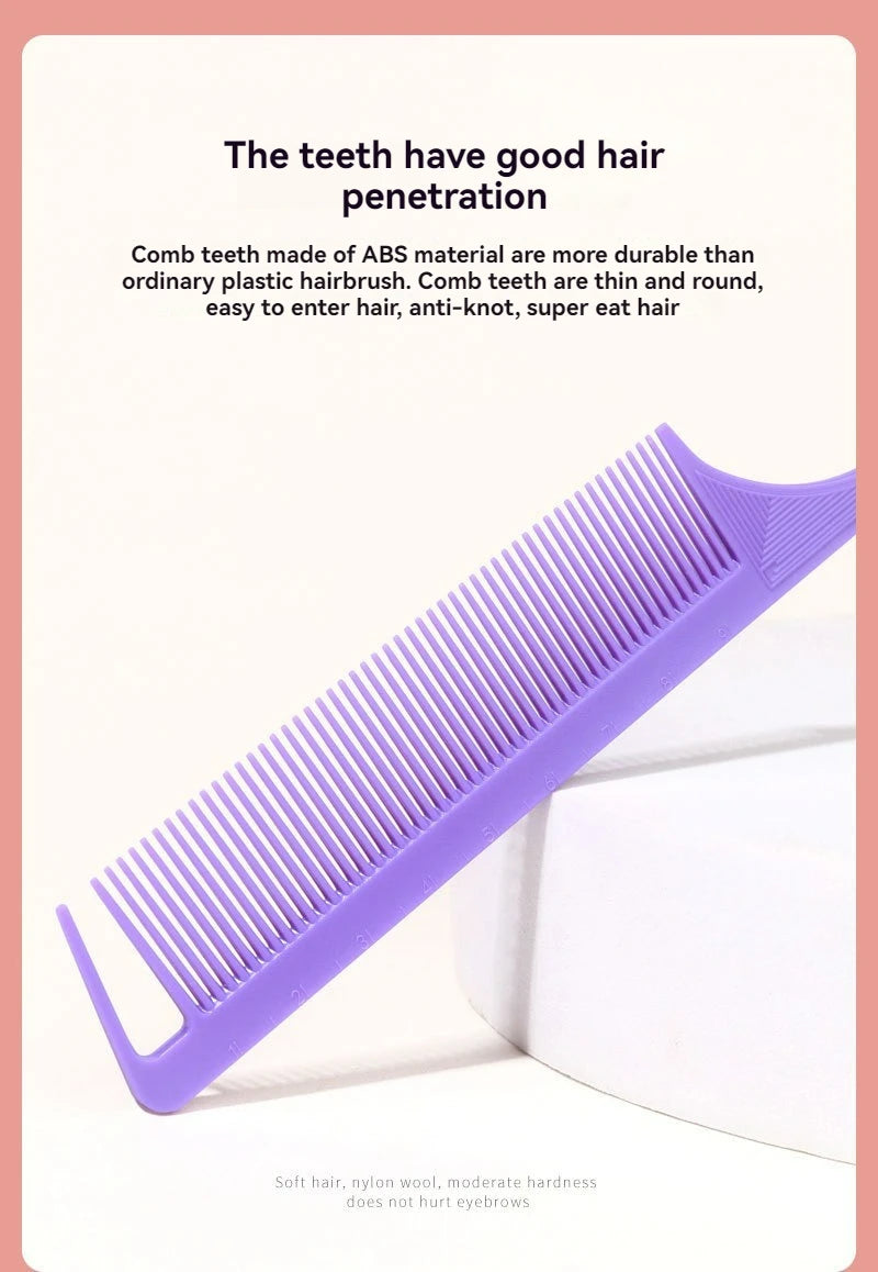 Professional Hair Styling Brush Set – Steel Needle Combs for Hair Grooming