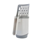 Cat Litter Scoop – Integrated Waste Bag Holder for Easy Pet Toilet Cleaning