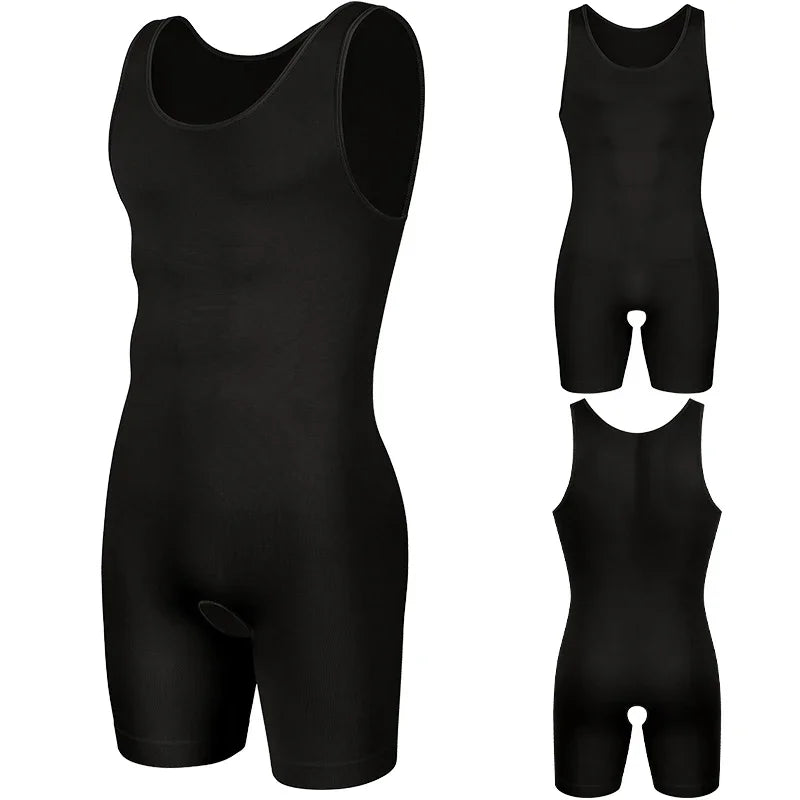 Compression Bodysuit – Slimming Tummy Control Vest for Men Body Shaping