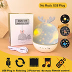 Rotating Galaxy Music Projector – Bluetooth LED Night Light for Kids Bedroom