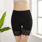 Modal Lace Safety Shorts – Plus Size Anti-Chafing Underwear for Women