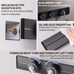 Movable Track Power Socket – 8000W Rail System for Home Office Appliances