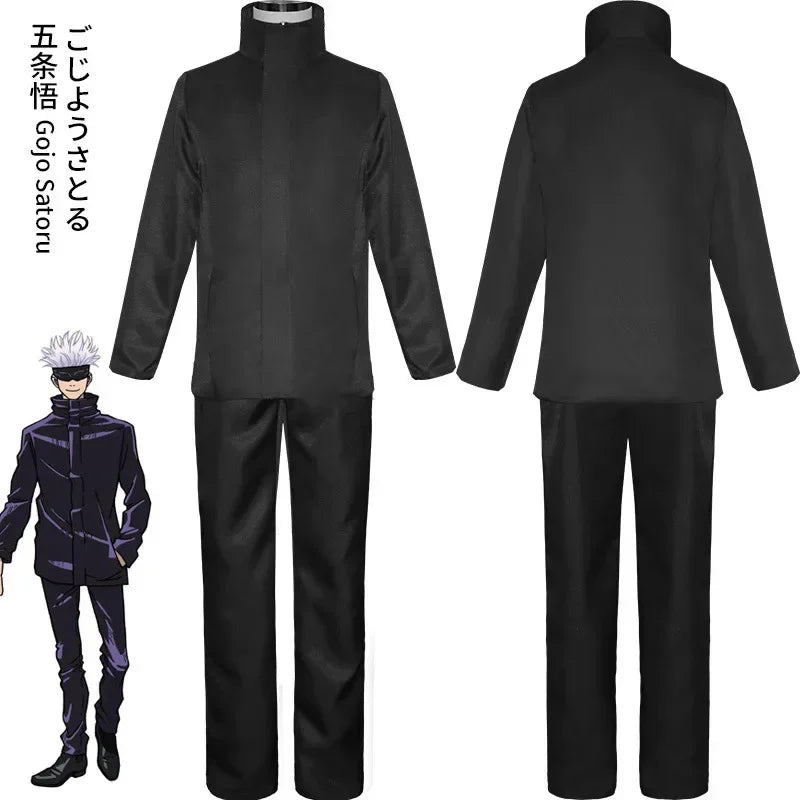 Gojo Satoru Cosplay Costume Set – Anime Uniform for Halloween