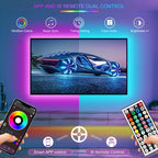 RGB LED Strip Light – Flexible App Controlled Tape for Bedroom Decoration
