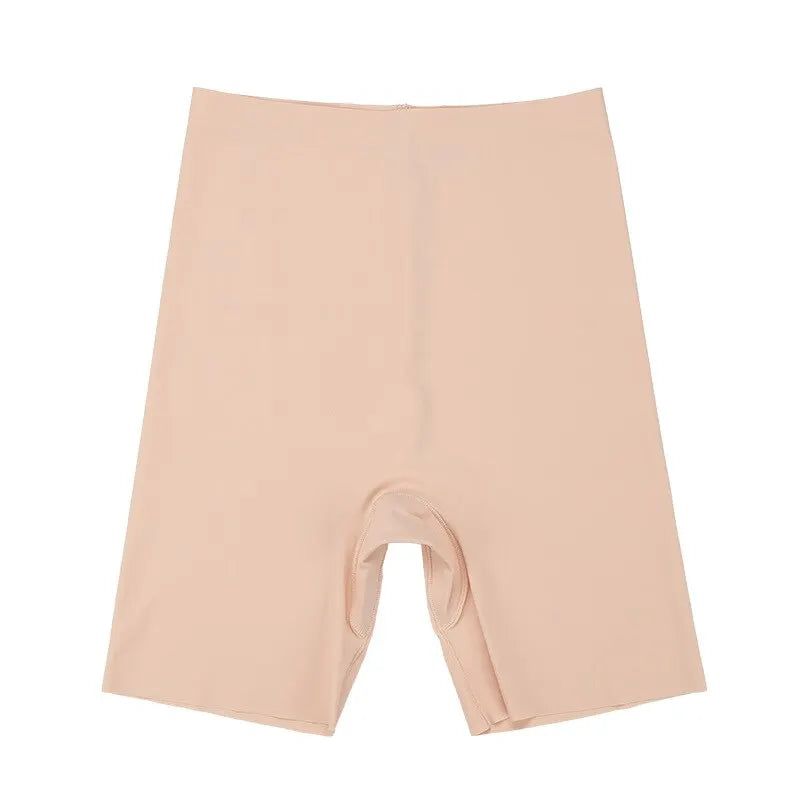 Seamless High Waist Boyshorts – Tummy Control Ice Silk Underwear for Women