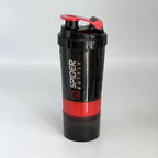3-Layer Protein Shaker Bottle – Large Capacity Mixer Cup for Gym Fitness