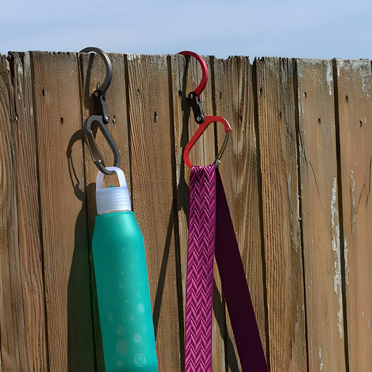 Rotating Hybrid Gear Clip – Heavy Duty Carabiner for Camping and Hiking
