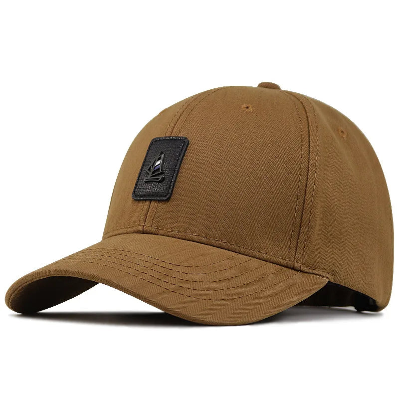 Oversized Cotton Baseball Cap – Adjustable Large Fit for Men and Women