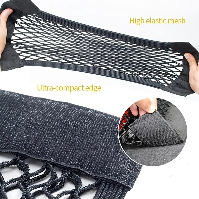 Car Trunk Storage Net – Elastic Mesh Organizer for Cargo and Safety