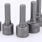 Hex Socket Nut Driver Set – 5mm-13mm Sleeve Nozzles for Mechanical Repairs