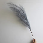 Faux Pampas Grass Decor – 39-inch Fluffy Reed Bouquet for Boho Home Wedding