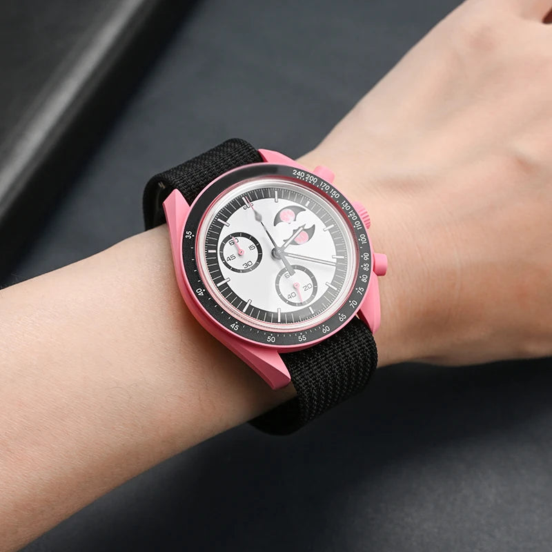 20mm Nylon Watch Strap – Durable Sport Bracelet for Swatch x Omega MoonSwatch