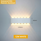 Aluminum LED Wall Lamp – IP65 Waterproof Lighting for Indoor and Outdoor