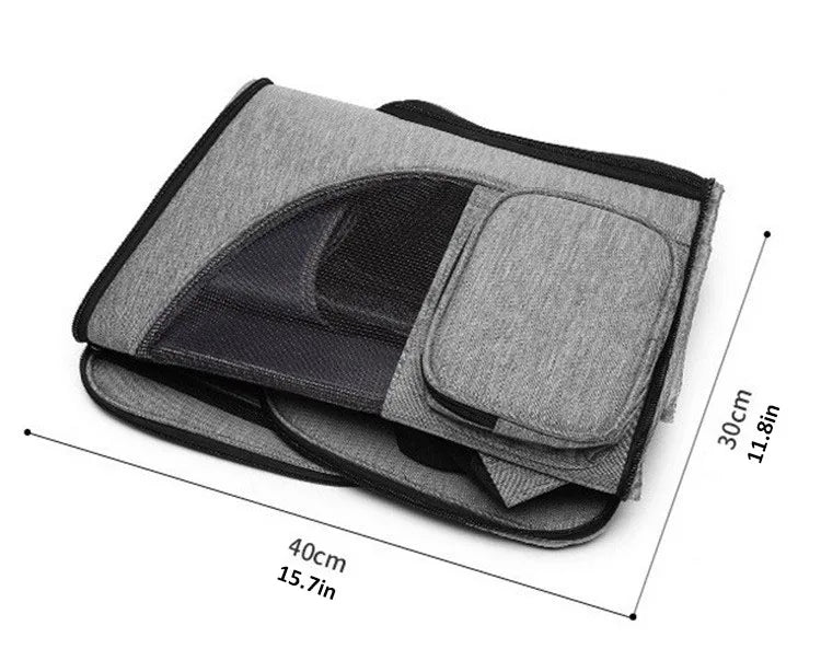 Expandable Pet Carrier Backpack – Breathable Travel Bag for Cats and Dogs