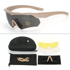 Tactical Shooting Goggles – 3 Interchangeable Lens Set for Airsoft and Outdoor