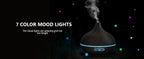 Wood Grain Aroma Diffuser – 550ml USB Humidifier for Home Relaxation