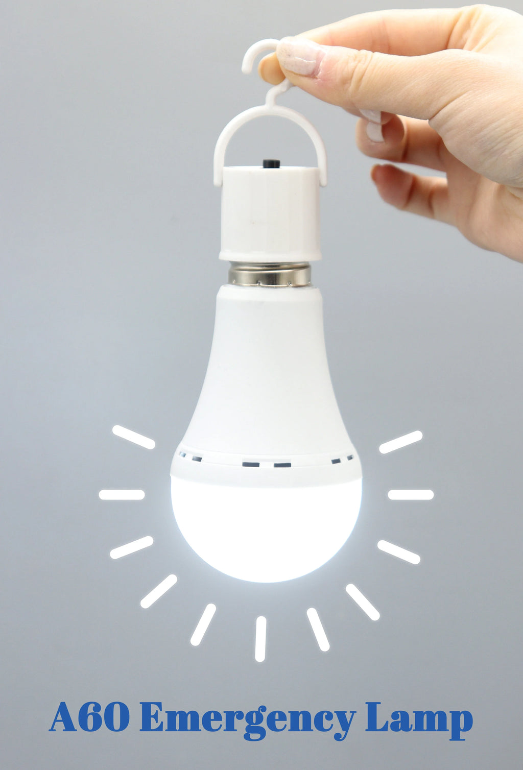 Rechargeable LED Emergency Bulb – Portable 7W Light for Camping and Home Power