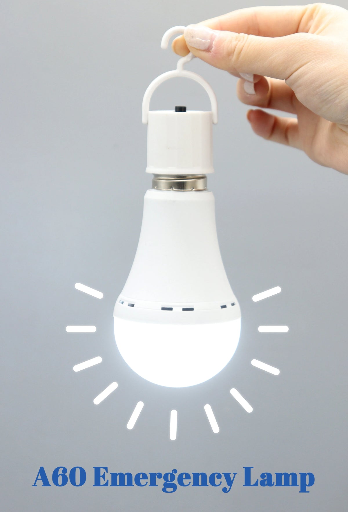 Rechargeable LED Emergency Bulb – Portable 7W Light for Camping and Home Power