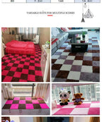 Soft Foam Patchwork Play Mats – Interlocking Carpet Tiles for Kids Rooms