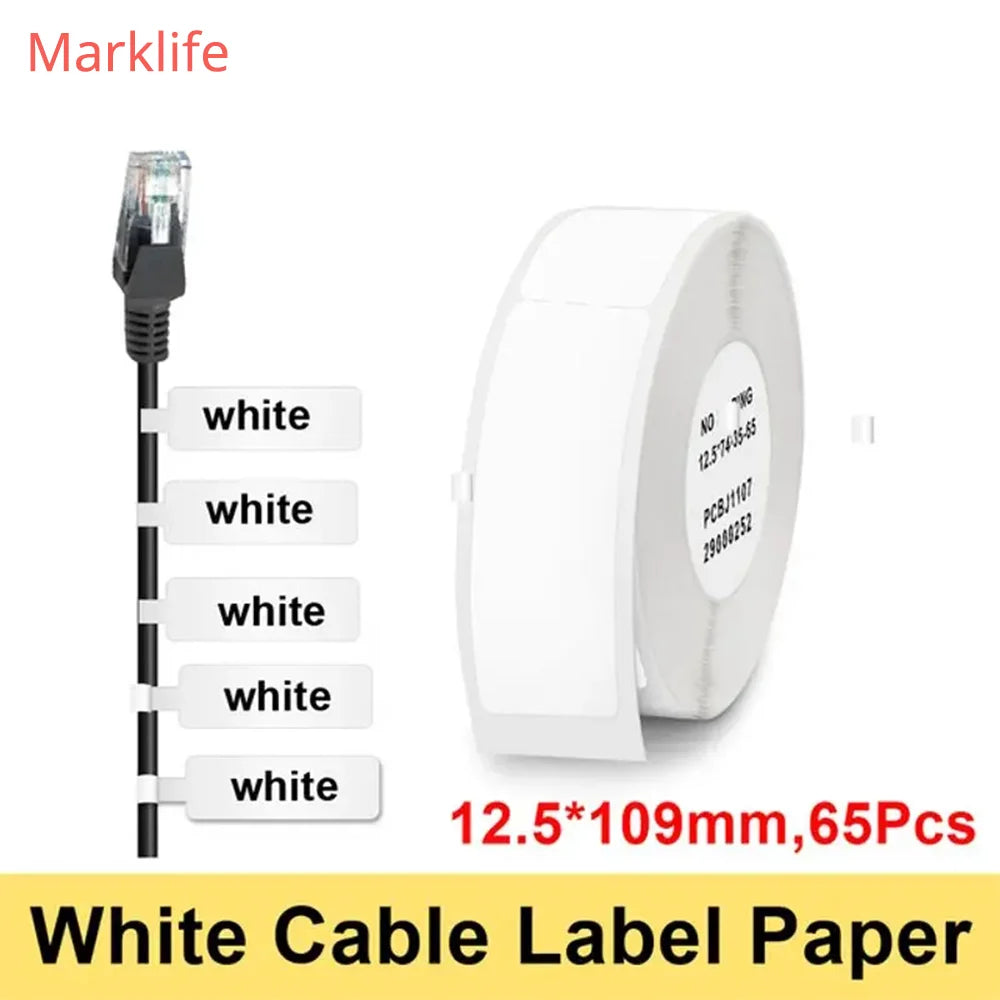 Thermal Label Maker Tape – Waterproof Adhesive Stickers for Office and Home