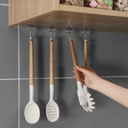 Transparent Adhesive Hooks – Heavy Duty Acrylic for Kitchen and Bathroom Wall