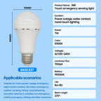 Rechargeable LED Emergency Bulb – Portable 7W Light for Camping and Home Power
