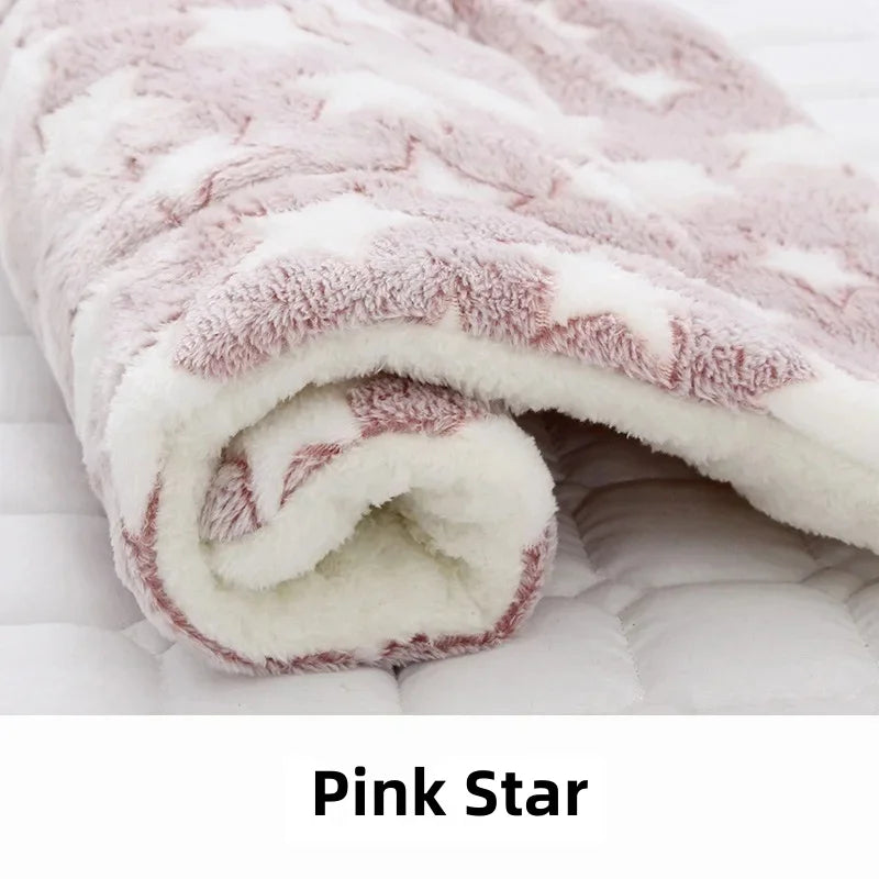 Washable Plush Pet Sofa Bed – Soft Winter Sleeping Mat for Small Large Dogs